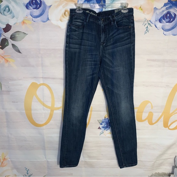 Madewell Dark Wash High Rise Skinny Jeans Size 30 - Picture 10 of 10